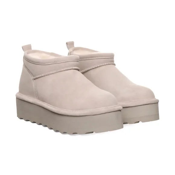 Bearpaw Women's Retro Shorty Suede Boot - Mushroom